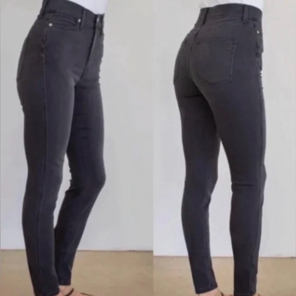 NWT (In Plastic Wrap) Women’s AYR Size 31 x 26 “The Riser” Style Jeans in Onyx - Picture 3 of 12